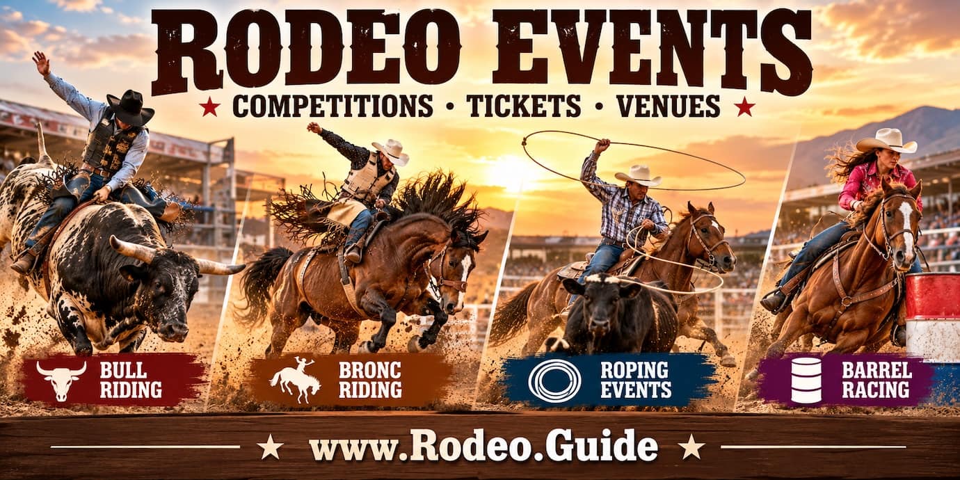 Rodeo events featuring bull riding, bronc riding, roping, and barrel racing at a western arena Rodeo events featuring bull riding, bronc riding, roping, and barrel racing at a western arena